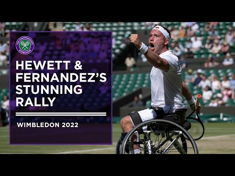 Stunning Alfie Hewett vs Gustavo Fernandez Wheelchair Singles Rally | Wimbledon 2022