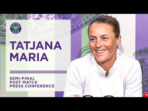 Tatjana Maria Semi-Final Press Conference | Wimbledon 2022