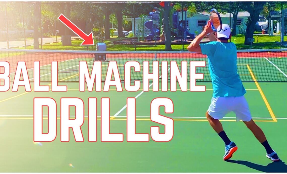 Tennis Ball Machine Drills