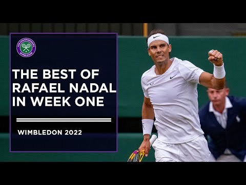 The Best of Rafael Nadal in Week One | Wimbledon 2022