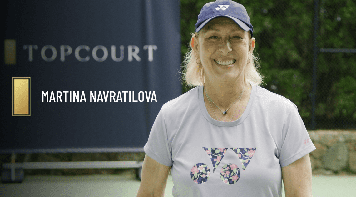 TopCourt with Navratilova: Learn from one of the all-time great…