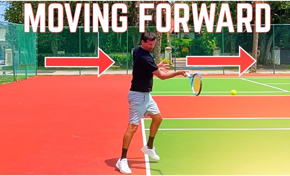 When To Move Body Forward in Tennis | Weight Transfer Tutorial All Strokes