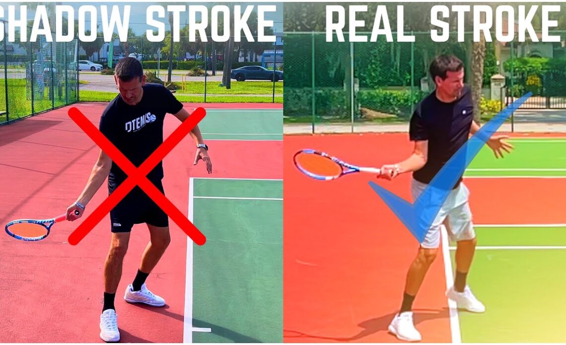 Why Shadow Strokes Will NOT Improve Your Tennis Game
