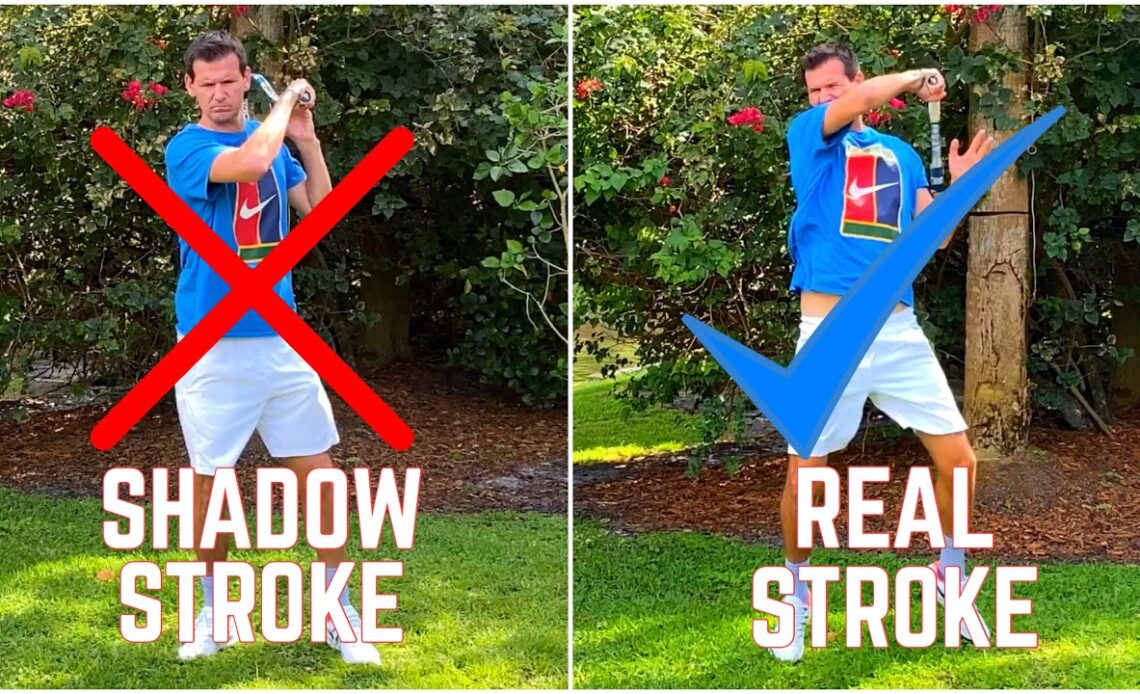 Why Shadow Swings Will NOT Improve Your Technique and What You Should Do Instead | Tennis at Home 🎾🏡