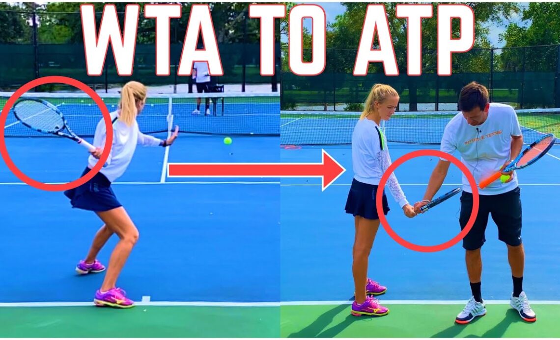 Why the WTA Forehand Has a Large Backswing (featuring former WTA Player Ema Burgic Bucko)