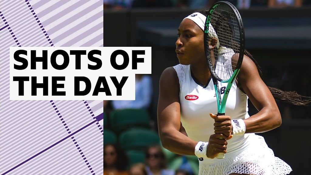 Wimbledon 2022: Coco Gauff lob in best shots of day six