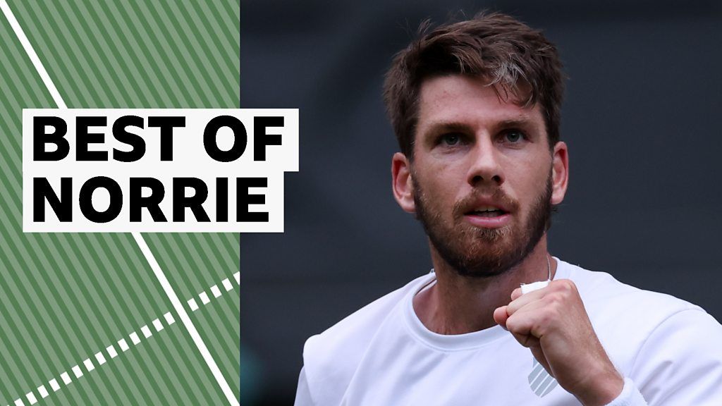 Wimbledon 2022: Dominant Norrie makes first Grand Slam fourth-round