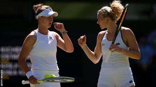 Barbora Krejcikova and Katerina Siniakova