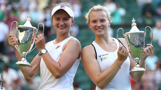 Barbora Krejcikova and Katerina Siniakova