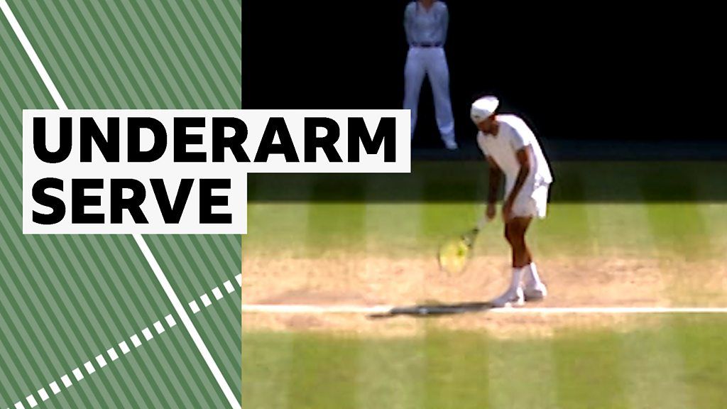 Wimbledon: Nick Kyrgios performs underarm serve against Novak Djokovic in men's final