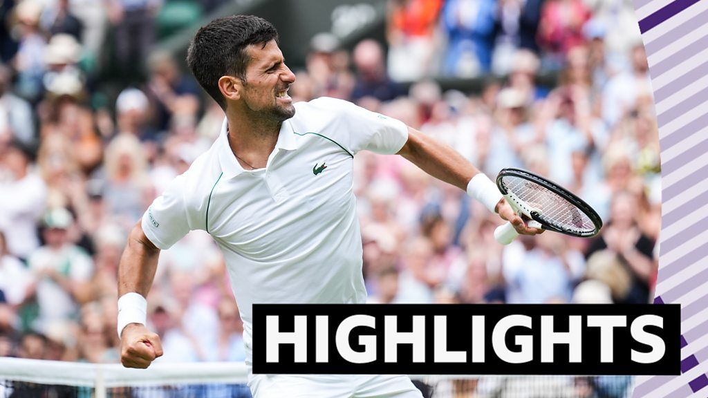 Wimbledon: Novak Djokovic beats Jannik Sinner from two sets down to reach semi-finals.