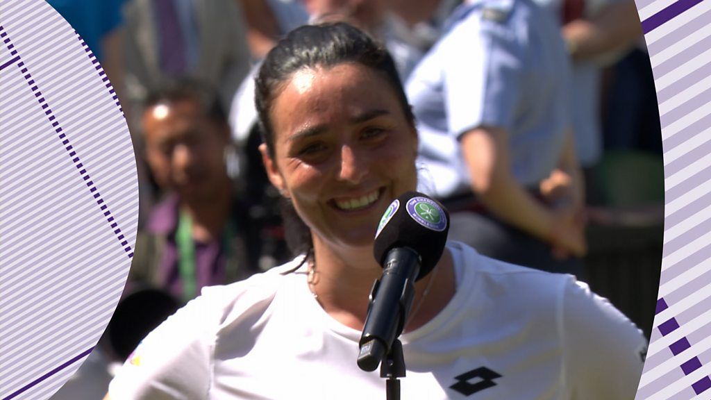 Wimbledon: Ons Jabeur says reaching final by beating Tatjana Maria is 'dream come true'