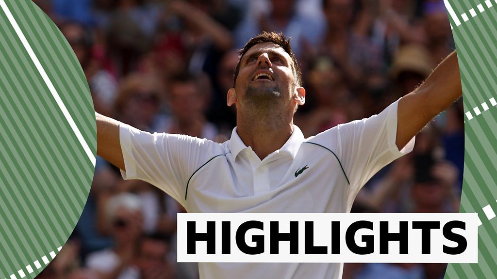 Wimbledon: Watch Novak Djokovic fightback against Nick Kyrgios to win final