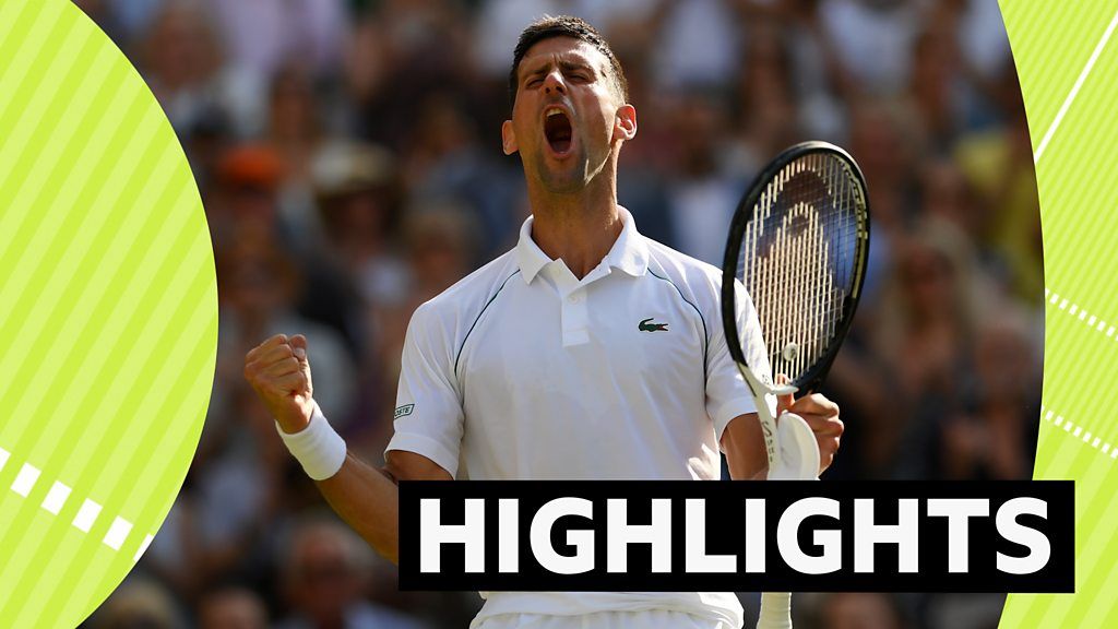 Wimbledon: Watch highlights of Novak Djokovic beating Cameron Norrie in semi-final