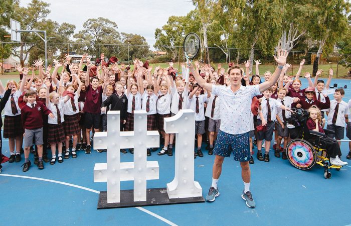 Wimbledon champion Matt Ebden inspires school students ahead of tour return | 21 July, 2022 | All News | News and Features | News and Events