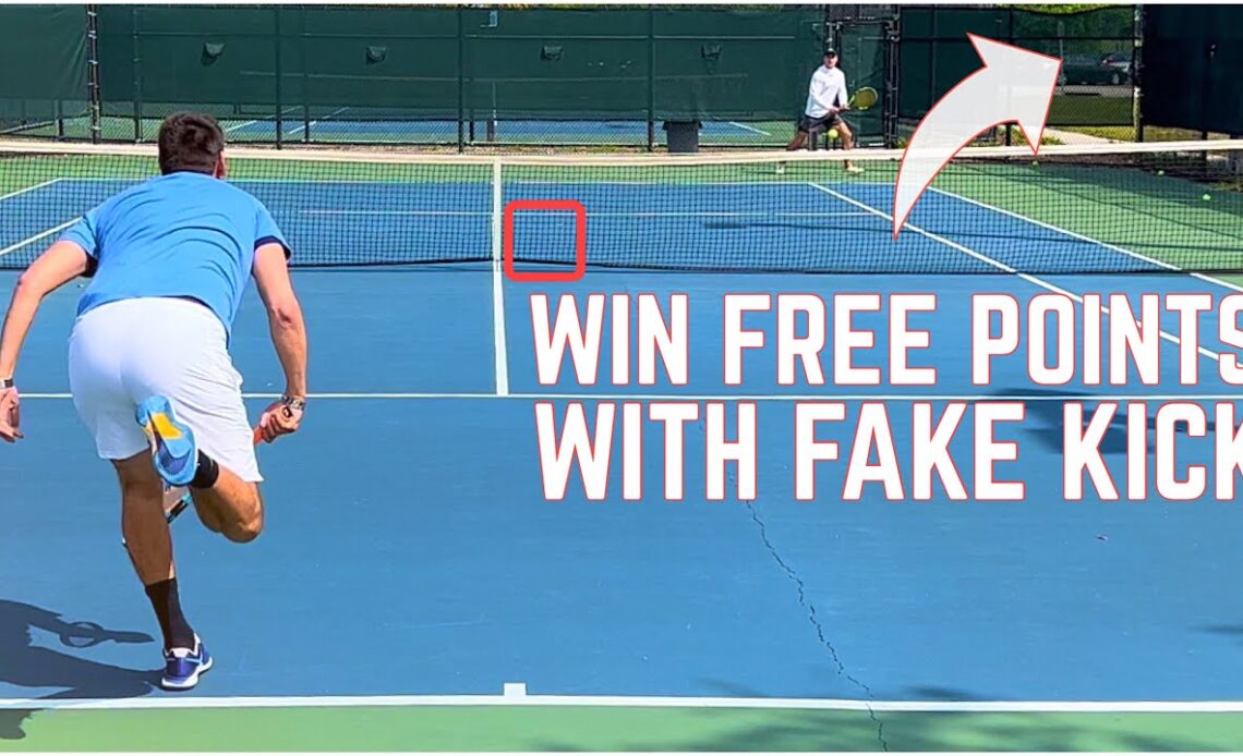 Win Free Points with the Fake Kick Tennis Serve Tactic