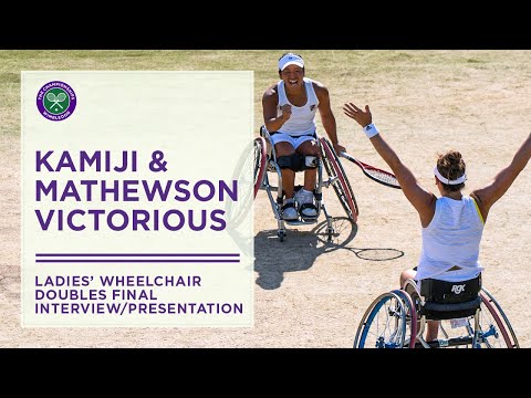Yui Kamiji and Dana Mathewson Win Ladies' Wheelchair Doubles Final | Wimbledon 2022