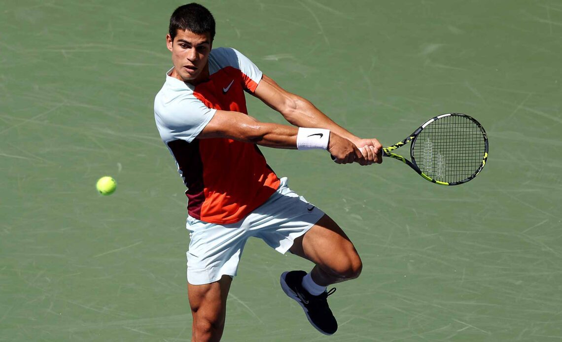 Carlos Alcaraz Advances To US Open Second Round After Sebastian Baez Retirement | ATP Tour