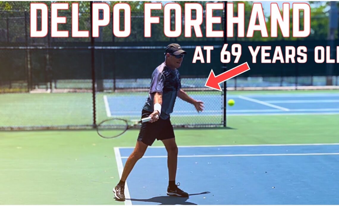 Crushing Forehands at 69 Years Old (Del Potro Style)