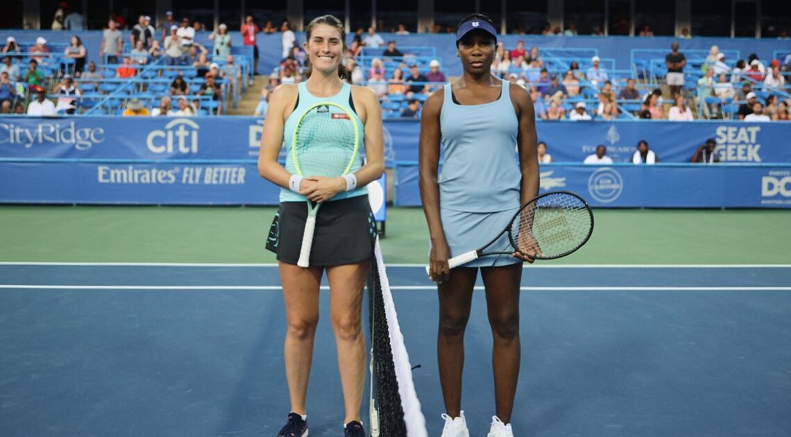 Marino prevails in Venus Williams' return to singles