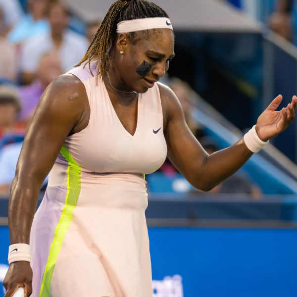 Serena Williams' run in Cincinnati short-lived, as Emma Raducanu posts Round 1 win in straight sets