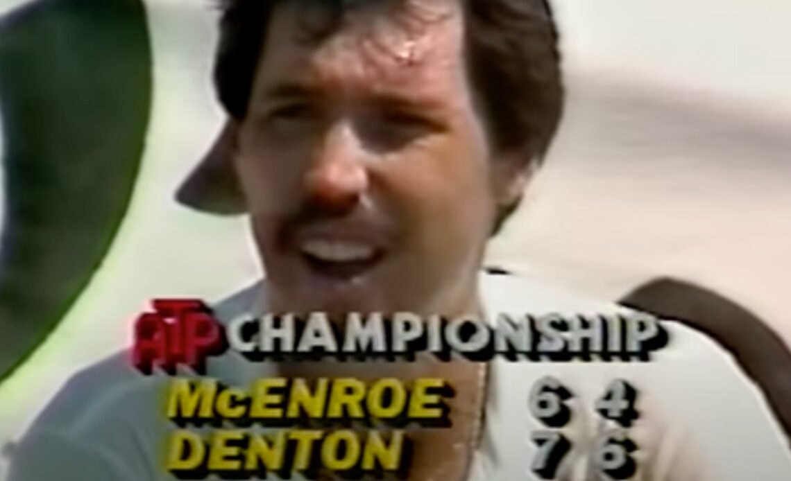 1982 Cincinnati ATP Semifinal: Steve Denton vs. John McEnroe - Texas A&M Athletics