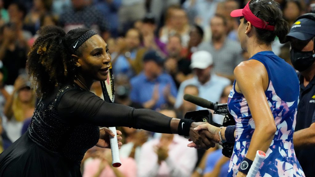 Ajla Tomljanovic reacts to beating Serena Williams in U.S. Open