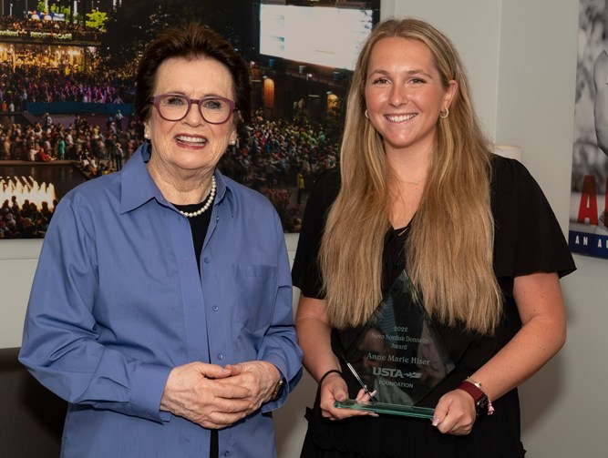 Anne Marie with Billy Jean King