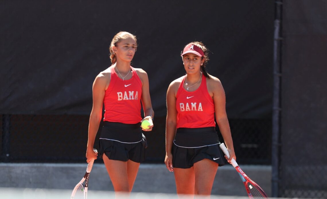 Alabama Women’s Tennis Concludes Opening Day of Alabama Four-In-The-Fall