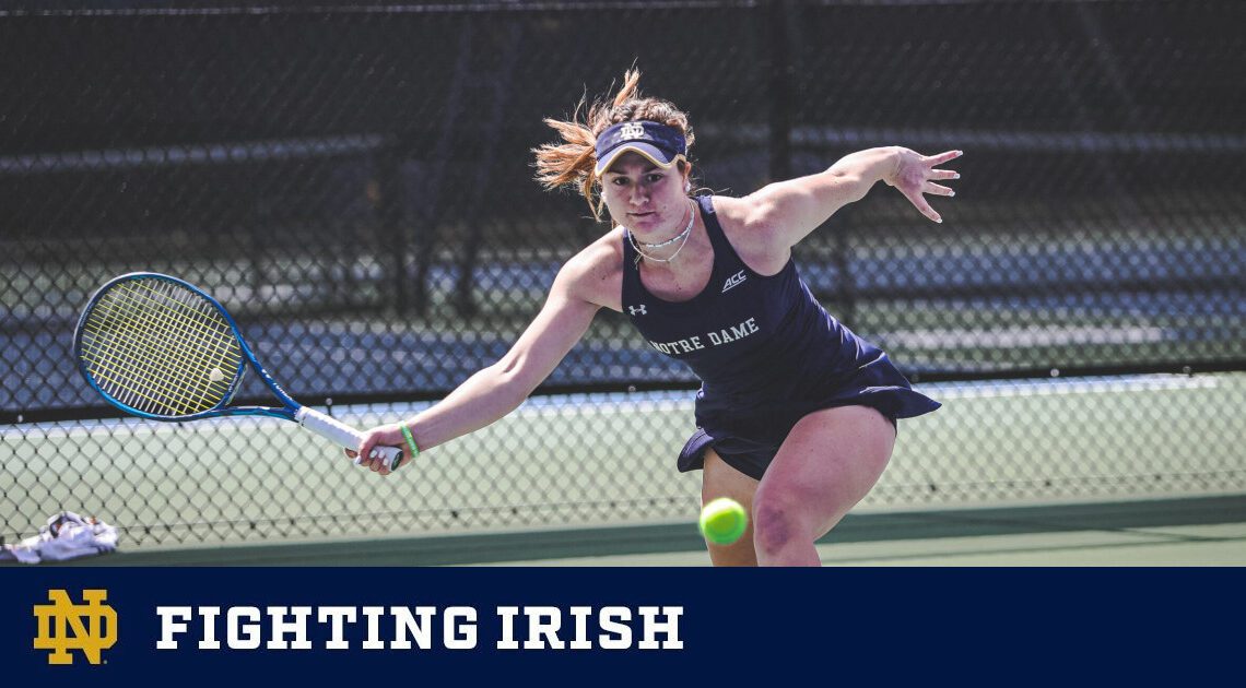 Andreach, Freeman and Pozder Compete at Milwaukee Tennis Classic – Notre Dame Fighting Irish – Official Athletics Website
