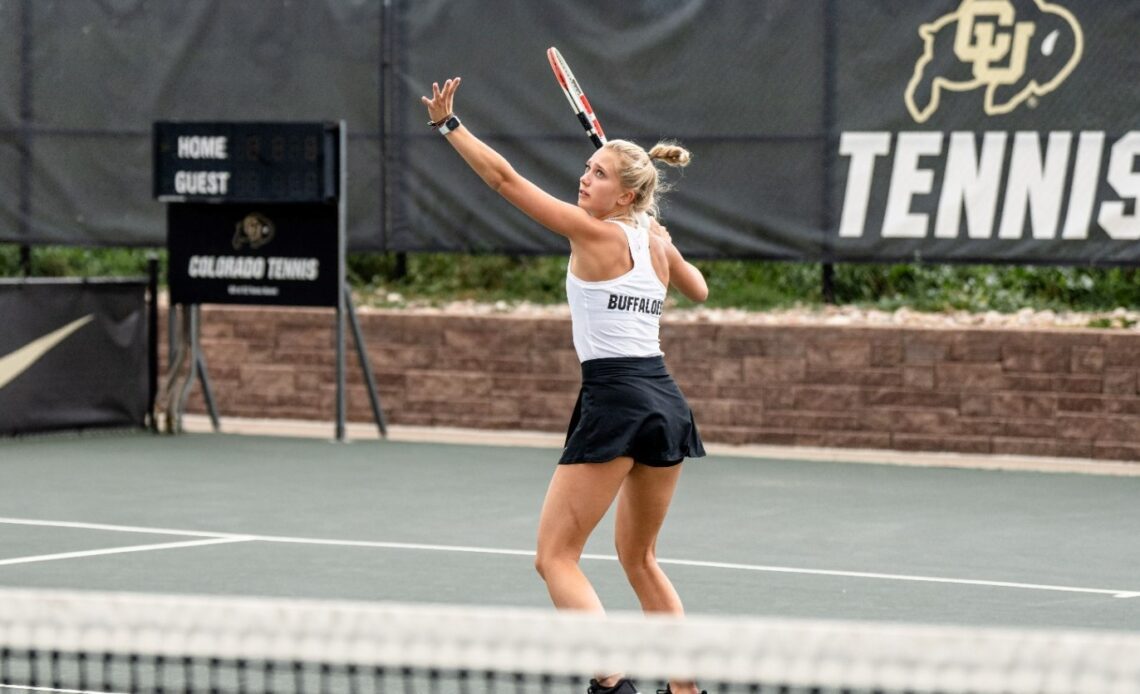 Buffs Doubles Advance Past Opening Day