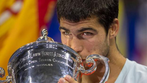 Carlos Alcaraz: Meet the US Open champion compared to Roger Federer - and salad
