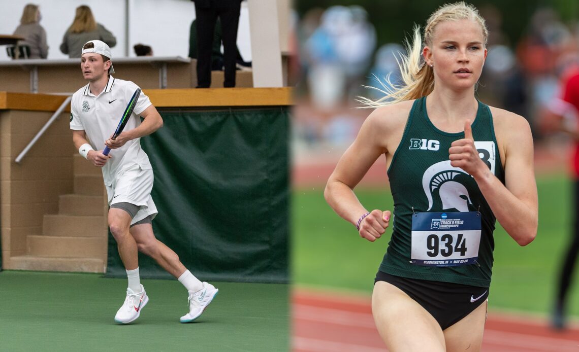 Carson Gates and Melanie Helder Receive Big Ten Postgraduate Scholarships