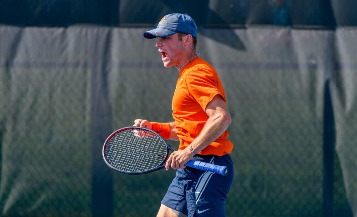 Clark Advances in Singles Play