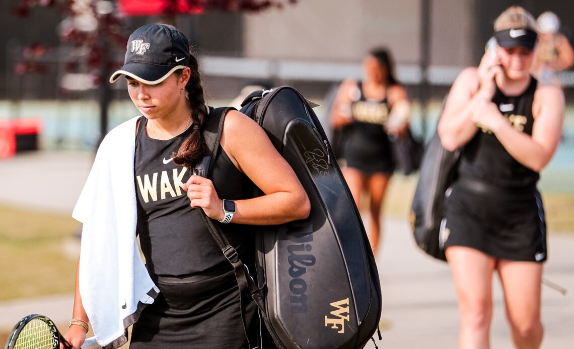 Deacons Head to Cary For ITA All-American Championships