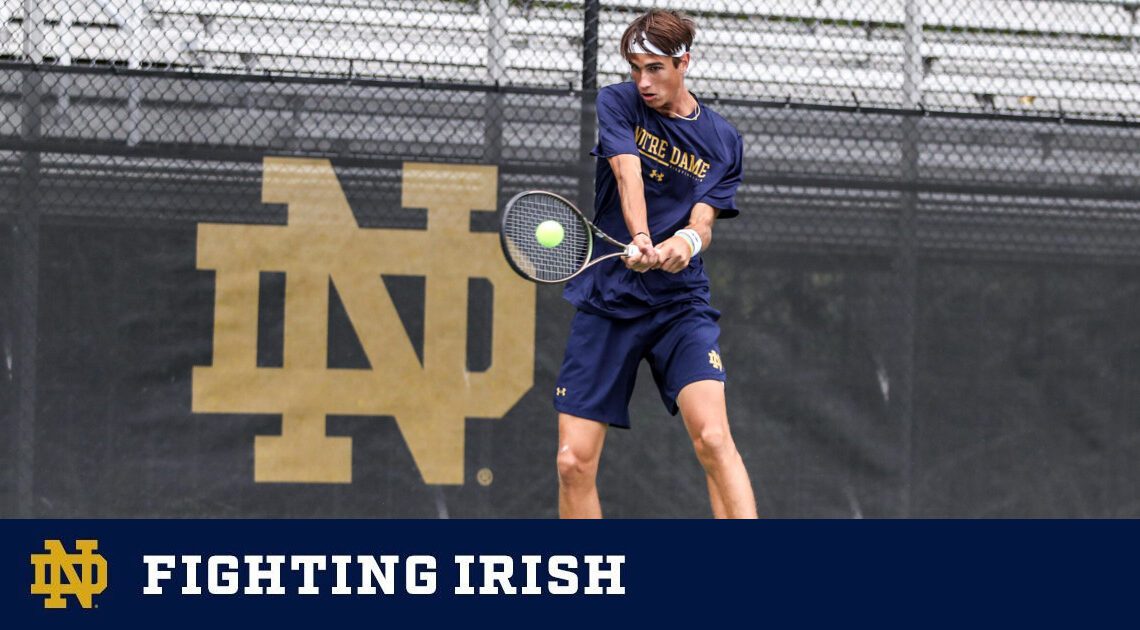 Dominko Defeats Two Top-20 Players at Bobby Bayliss Hidden Duals – Notre Dame Fighting Irish – Official Athletics Website