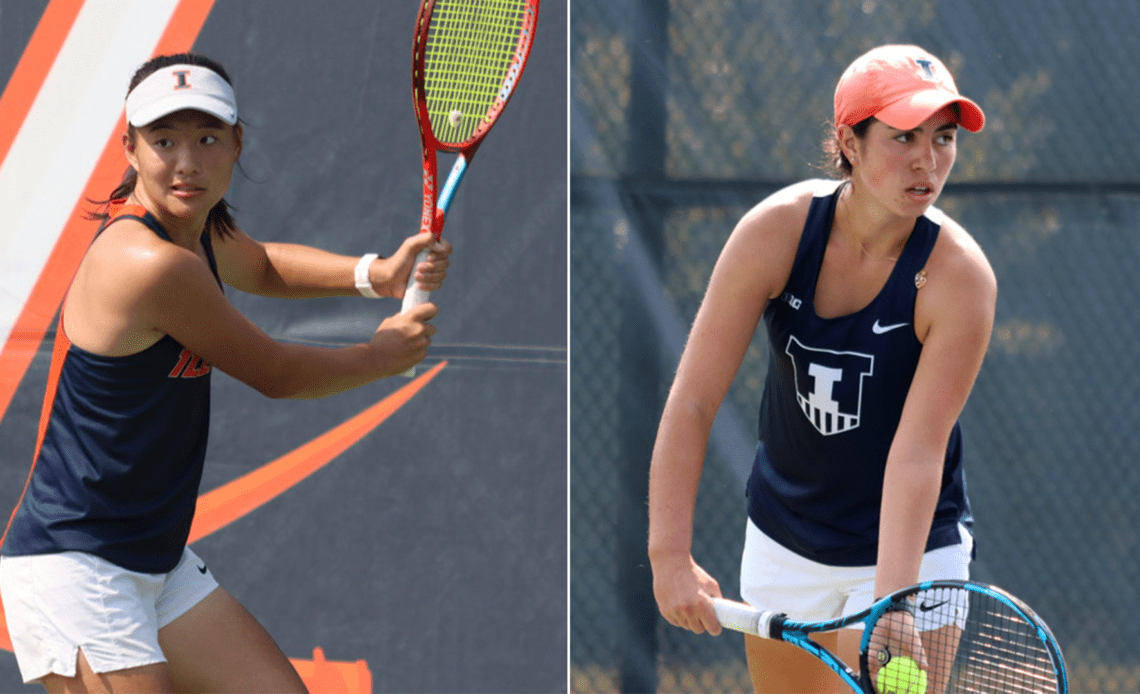 Duong and Yeah to Compete at the ITA Women's All-American Championships
