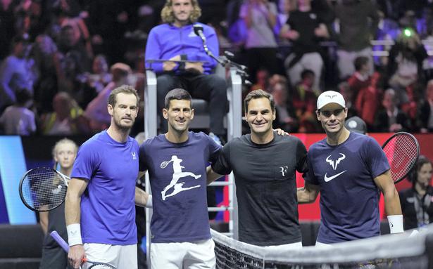 Federer's final match comes in doubles alongside rival Nadal