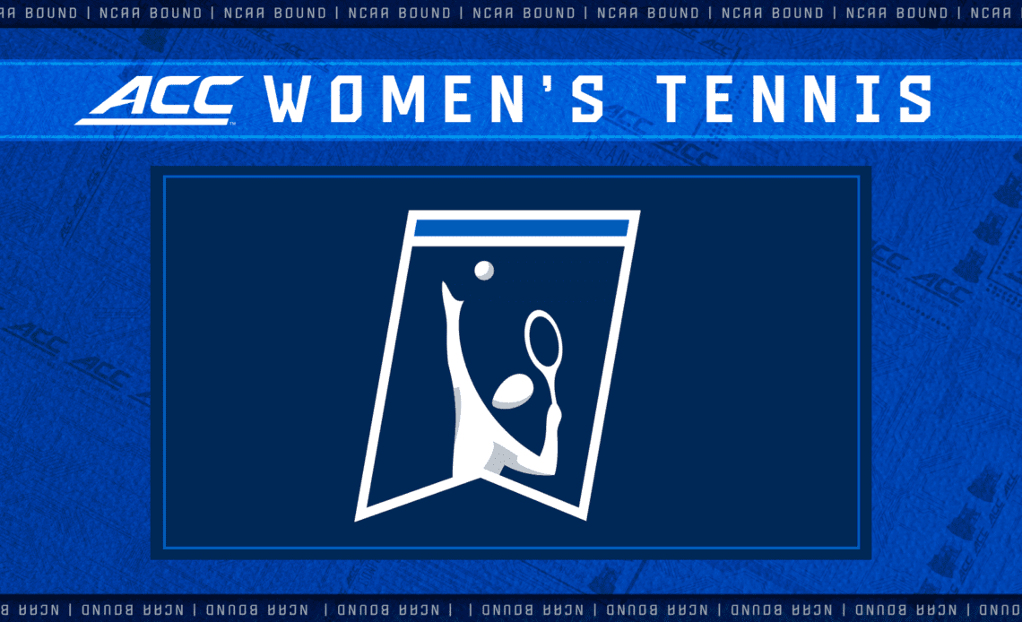 Four ACC Women's Tennis Teams in NCAA Quarterfinals