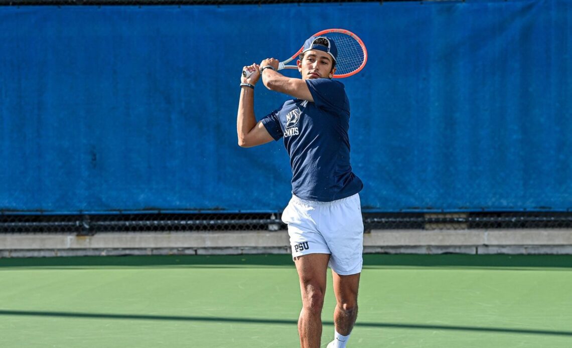 Men's Tennis Collects Conference Win in 4-1 Victory Over Purdue