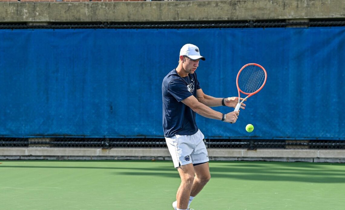 Men’s Tennis Opens First Round of Big Ten Tournament Against Indiana