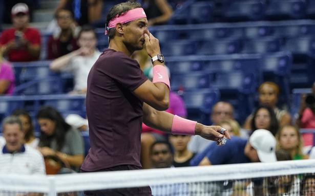 Nadal’s nose bloodied by own racket at U.S. Open in victory