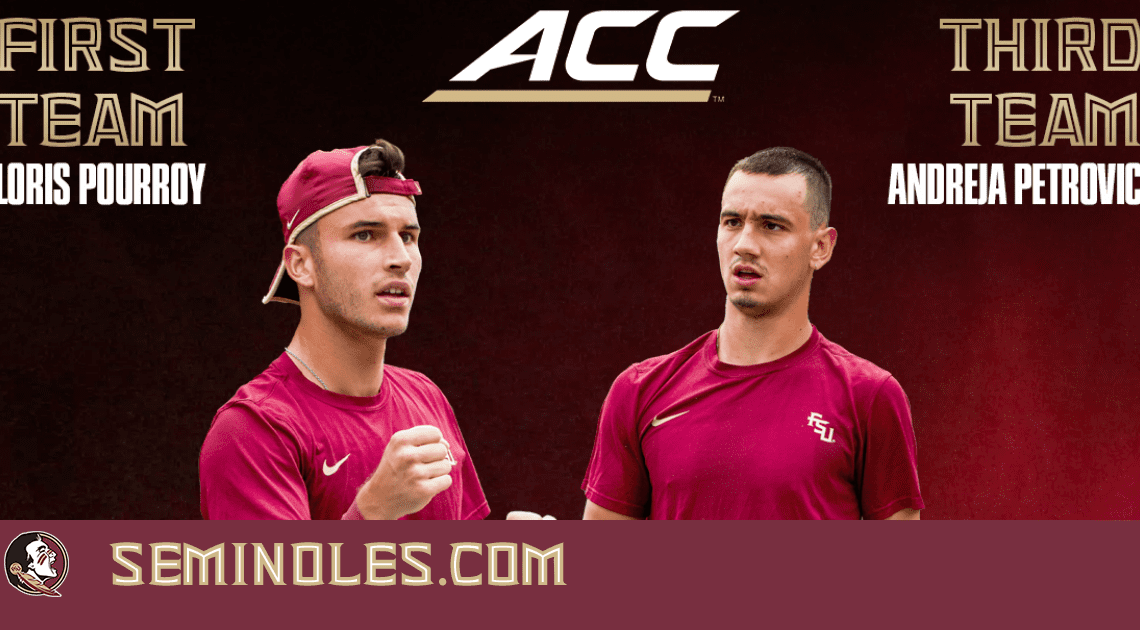 Pourroy, Petrovic Earn All-ACC Honors for Men’s Tennis