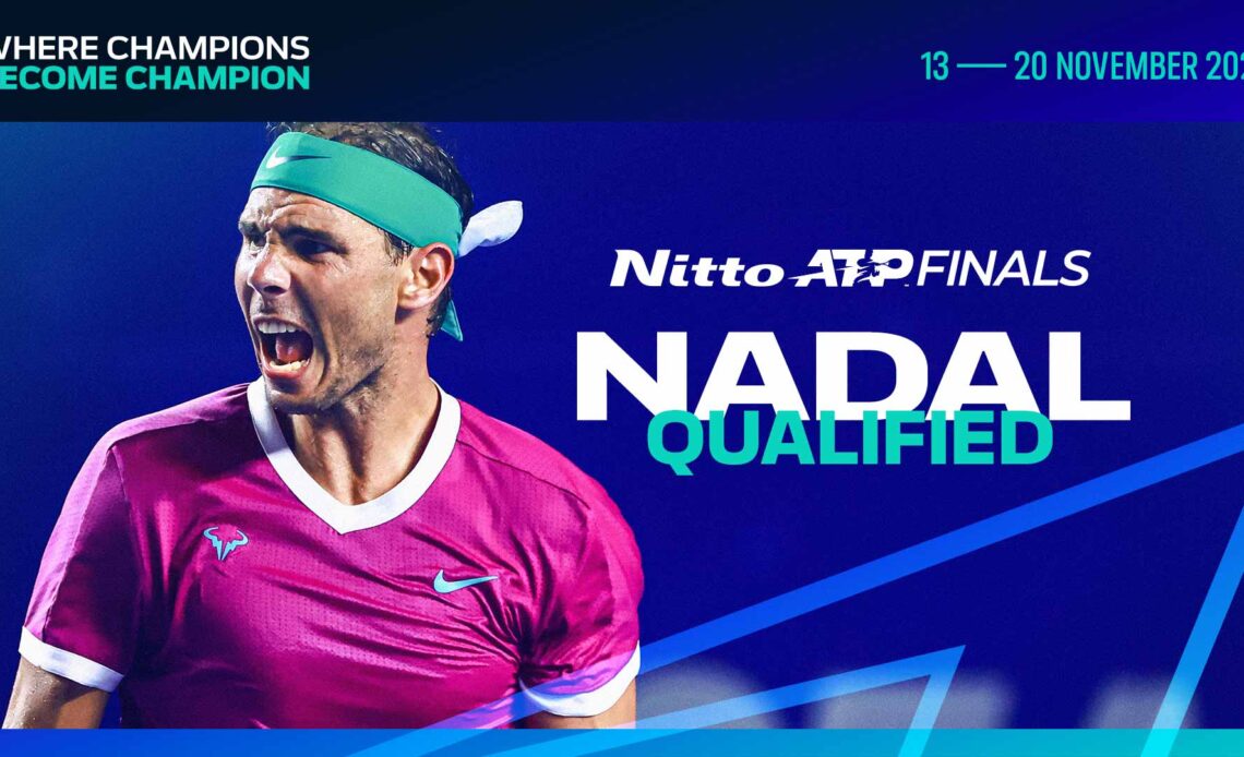 Rafael Nadal Qualifies For The Nitto ATP Finals For The 17th Time | ATP Tour