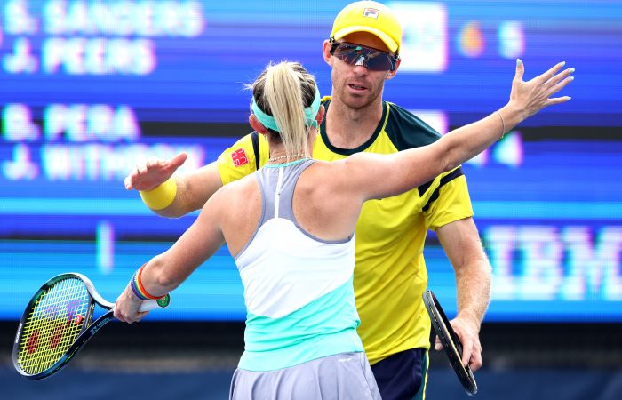 Sanders and Peers secure spot in US Open 2022 mixed doubles semifinals | 8 September, 2022 | All News | News and Features | News and Events