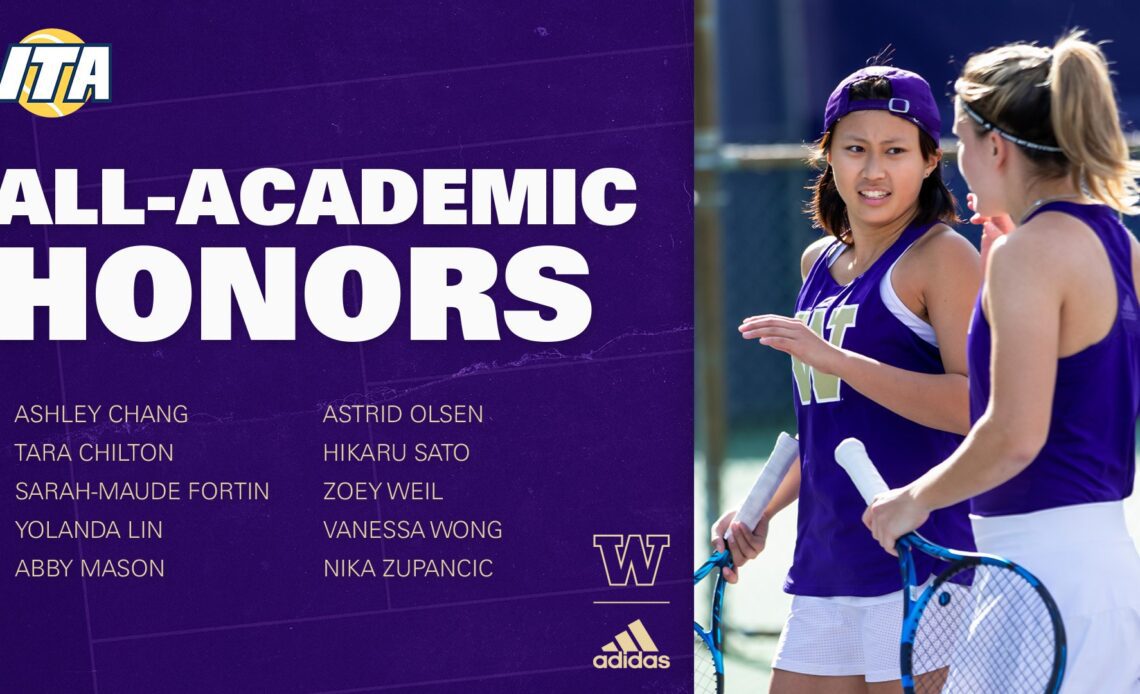 Ten Dawgs Earn ITA All-Academic Distinction