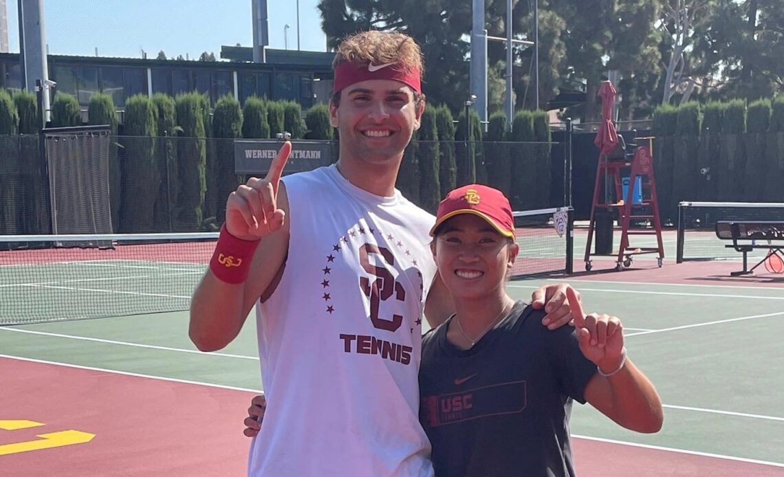 Trojans Eryn Cayetano, Stefan Dostanic Top ITA Preseason Rankings