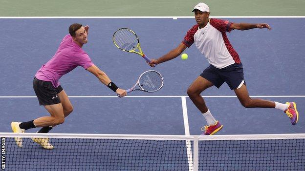 Joe Salisbury and Rajeev Ram have won two Grand Slam titles together, the 2020 Australian Open and 2021 US Open