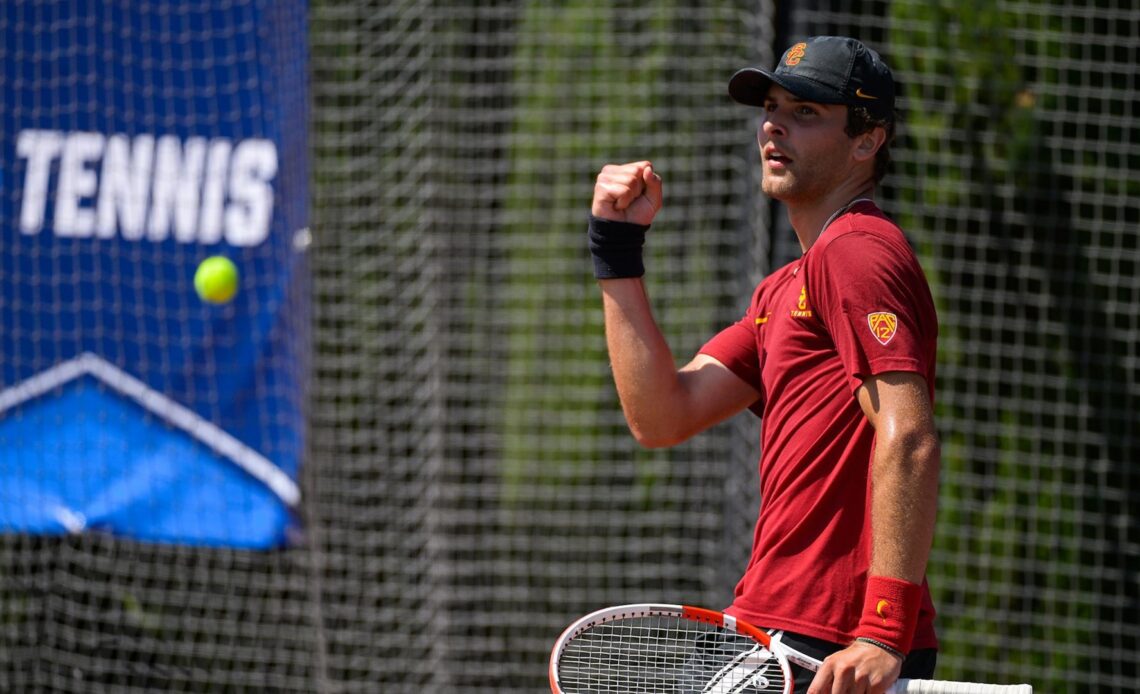 USC’s Stefan Dostanic Advances Again In NCAA Men’s Tennis Singles Action