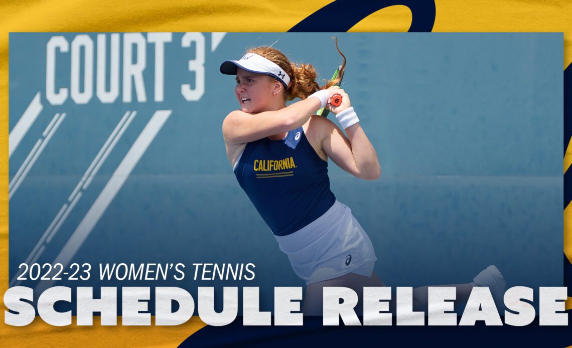 Women’s Tennis Releases 2022-23 Schedule